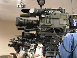 press conference