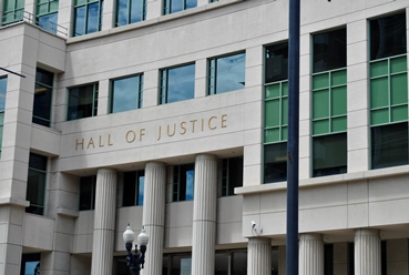 Image of the Hall of Justice building