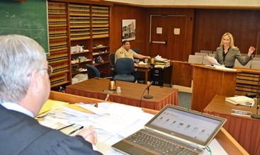 Image of a courtroom